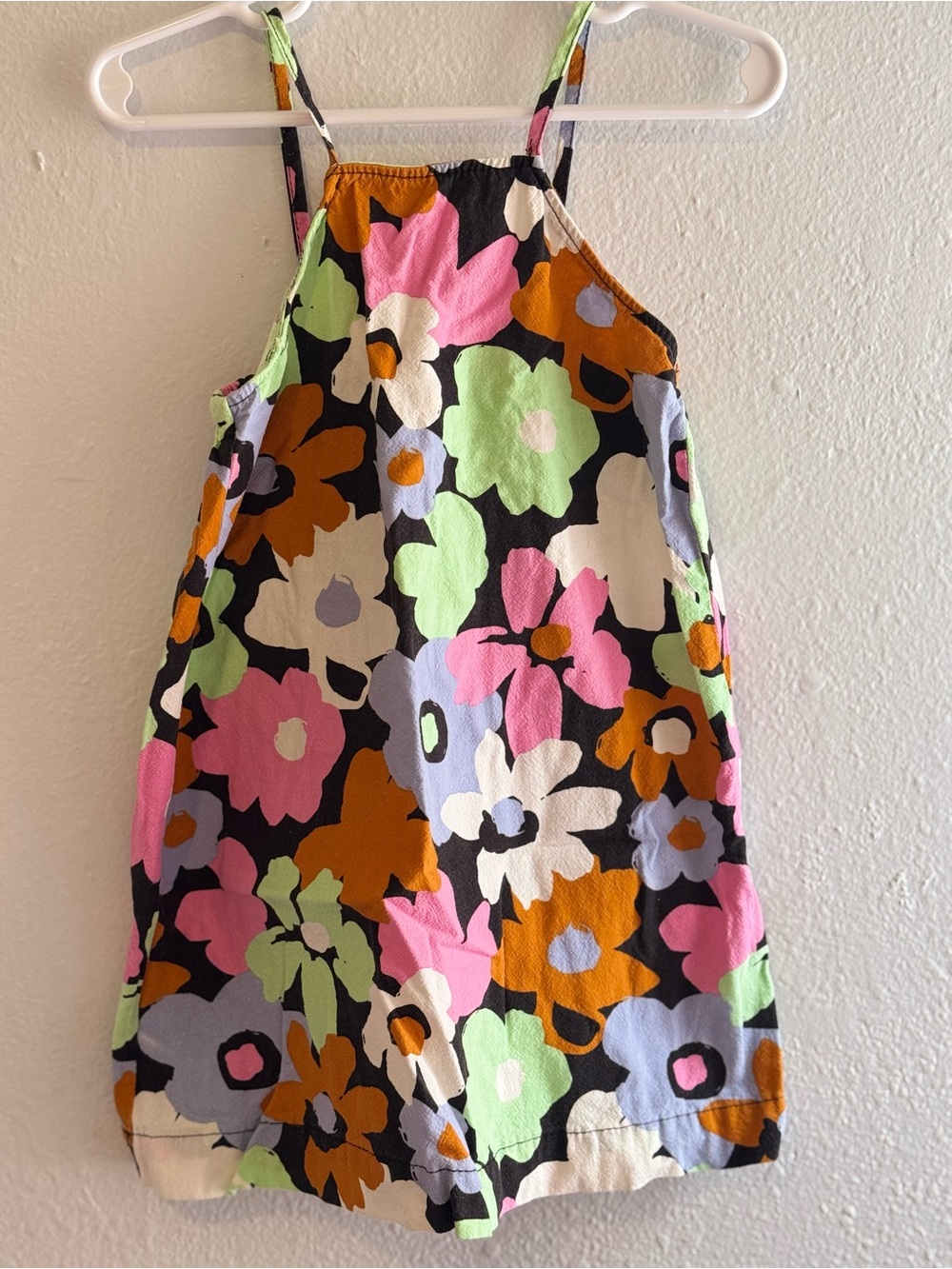 Cotton On Kids Multi-Color Floral Halter Romper